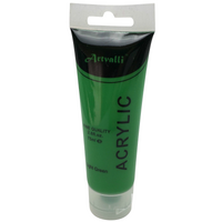 10x ARTISTS ACRYLIC PAINT Craft 75ml Tube Non Toxic Paints Water Based BULK - Light Green