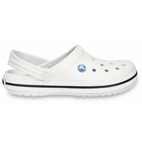 Crocs Crocband Clogs Roomy Fit Sandal Clog Sandals Slides Waterproof - White