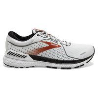 Brooks Mens Adrenaline GTS 21 Sneakers Runners Shoes Running - White/Black