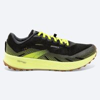 Brooks Mens Catamount Speed Trail Sneakers Shoes Running - Black/Yellow