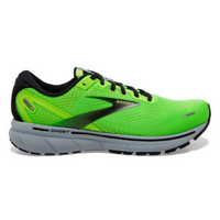 Brooks Mens Ghost 14 Sneakers Shoes Runners Athletic Running - Green/Grey