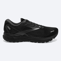 Brooks Mens Wide Ghost 14 Sneakers Shoes Athletic Runners - Black/Black