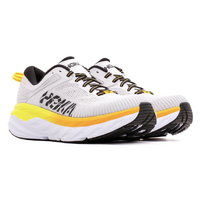 Hoka Mens Bondi 7 Sneakers Runner Athletic Comfort Shoes - Nimbus Cloud/Radiant