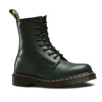 Dr. Martens 1460 Smooth 8 Eyes Classic Smooth Leather Boot - Green Smooth