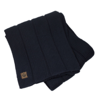 Goorin Brothers Aegan Sea Scarf Warm Winter 100% COTTON Authentic Rib Knit