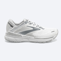 Brooks Womens Adrenaline GTS 22 Sneakers Shoes - White Oyster Primer Grey