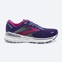 Brooks Womens Adrenaline GTS 22 Sneakers Shoes Road Runners - Navy Yucca Pink