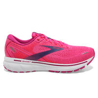 Brooks Womens Ghost 14 Sneakers Shoes Athletic Road Running-Pink/Fuchsia/Cobalt