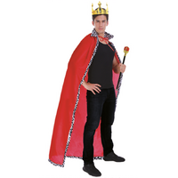 Adult King Costume Prince Outfit Man Men Halloween Dress Up Party - One Size