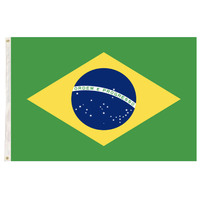 BRAZIL Flag Brazilian Heavy Duty Brasil National Olympics Green Gold 150cm x 90cm