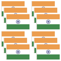 12x India Country Flag Indian Heavy Duty National Cricket Diwali Divali - 150cm x 90cm