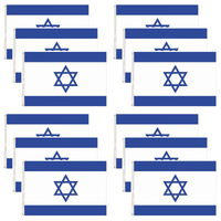 12x Israel Israeli Country Flag Heavy Duty Star Of David Jewish - 150cm x 90cm