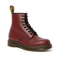 Dr. Marten's Womens 1460 8-Eye Patent Leather Boots, Cherry Red Smooth