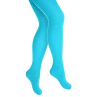 PANTYHOSE Tights Stockings Hosiery Womens Ladies Plain Colours - Sky Blue - One Size Fits Most