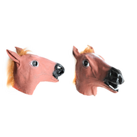 Horse Head Face Mask Halloween Latex Rubber Costume Party 