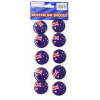 Australian Flag Badges 10 pieces Aussie  Enamel Tie Pin Anzac Day Brooch