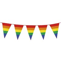 3.6m RAINBOW BUNTING FLAG Party Banner Birthday Triangle Flags Decor Pride