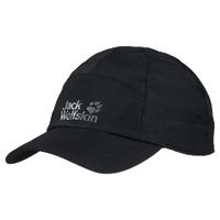 Jack Wolfskin Texapore Baseball Rain Cap Waterproof Windproof Hat - Black