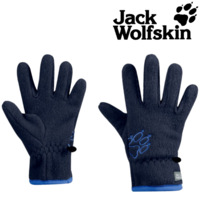 Jack Wolfskin Baksmalla Fleece Gloves Kids Winter Boy Girl Fleece -Midnight Blue