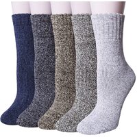 3x Women's Pairs Thick Wool Blend Work Socks Heavy Duty Outdoor Warm (EU37-EU41)