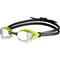 Arena Cobra Core Racing Goggles-Silver/Green