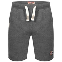 Tokyo Laundry Sweat Shorts Classic Jogger Casual - Mid Grey/Blue Marl