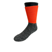 1 Pair Woolen Thermal HI VIS SOCKS Workwear Work Safety High Visibility - Orange
