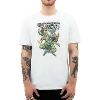 Teenage Mutant Ninja Turtles Mens T Shirt Tee Top Booyakasha - White
