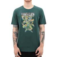 Teenage Mutant Ninja Turtles Mens T Shirt Tee Top Booyakasha - Green