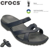 Crocs Women's Meleen Twist Sandals Shoes Slides - Navy/Storm