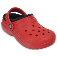 Crocs Kids Classic Lined Clogs Shoes Childrens Unisex - Pepper/Navy
