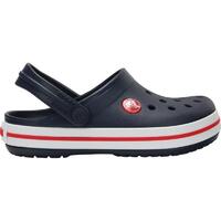 Crocs Kids Crocband Clog Relaxed Fit Junior Sandals Summer Beach Slippers - Navy/Red