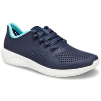 Crocs Women's LiteRide Pacer Ladies Sneakers Shoes - Navy/Ice Blue