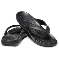 Crocs Men's Classic II Flip Flops Thongs Slip On Sandals - Black