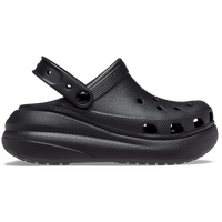 Crocs Classic Crush Platform Clog Sandals - Black