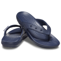 Crocs Mens Classic Flip Flops Comfortable Lightweight Sandal- Navy