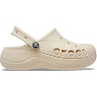 Crocs Women's Baya Platform Clog Sandals - Winter White - US 11