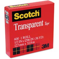 Scotch 3M Transparent Tape 12.7mm x 32.9m - MADE IN USA