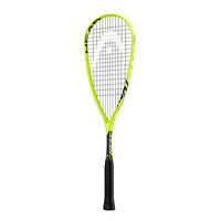 Head Nano Ti Heat Squash Racquet Racket Ball - Fully Strung with Cover