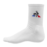 Le Coq Sportif Mens Tennis Padel Sports Socks N°1 Chaussettes  - White
