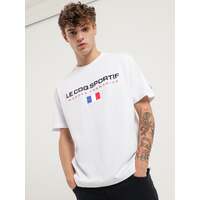Le Coq Sportif Mens Francaise Tee Top T Shirt - White