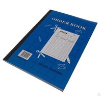 ORDER BOOK 50 Page Duplicate Restaurant Docket Carbonless Take Away