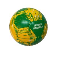 Match Soccer Ball Football Australian Size 5 Beach Thermo Bonded - Green/Gold