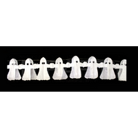 HALLOWEEN PAPER GARLAND Ghost Horror Decoration 1.8m Party Props Decor White