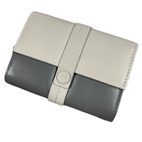 Dents Womens Small Block Colour Purse - Off White/Grey