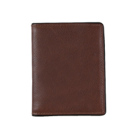 Dents RFID Two-Colour Pebble Grain Leather Business Card Holder - Tan