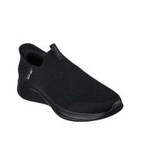 Skechers Mens Hands Free Slip-Ins Ultra Flex 3.0 Shoes Smooth Step in Black/Black