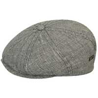 Bailey Mens Rockburn Ivy Newsboy Flat Cap Hat - Grey/Black/Taupe