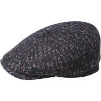 Bailey Mens Osler Ivy Newsboy Flat Cap Hat with a Comfort Sweatband - Black