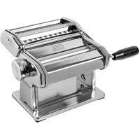 Marcato Atlas 150 Pasta Maker Machine Manual Pasta Roller Adjustable Dough Thickness - Silver
